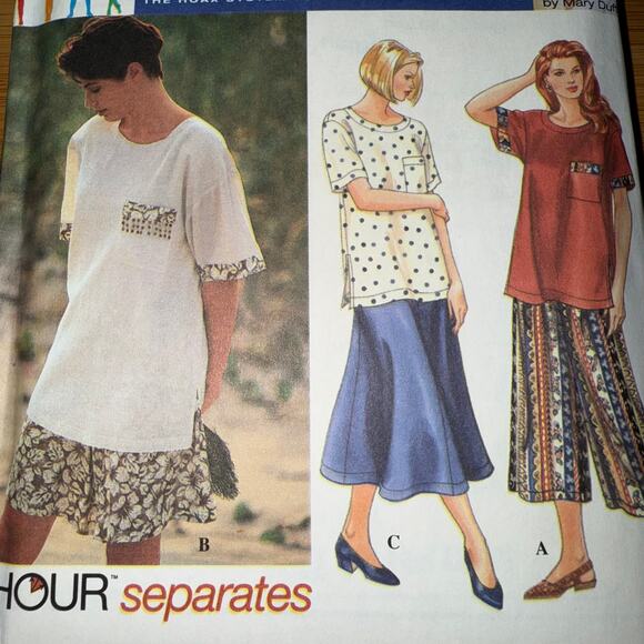 Vintage 1995 Simplicity Womens pattern 9535 Size 18W-24W uncut - Picture 3 of 6